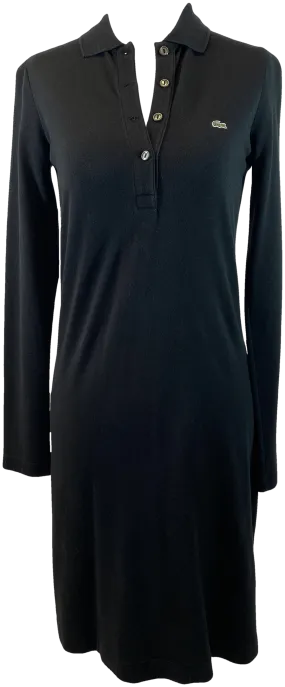 00's Black Polo Dress by Lacoste