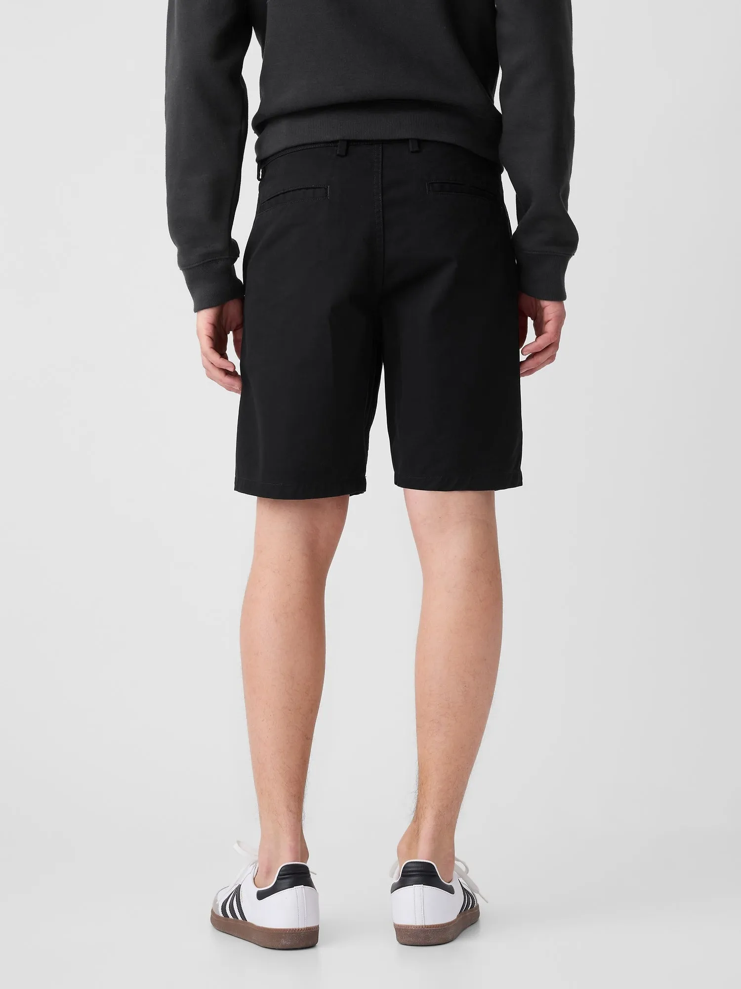 9" Essential Khaki Shorts with Washwell