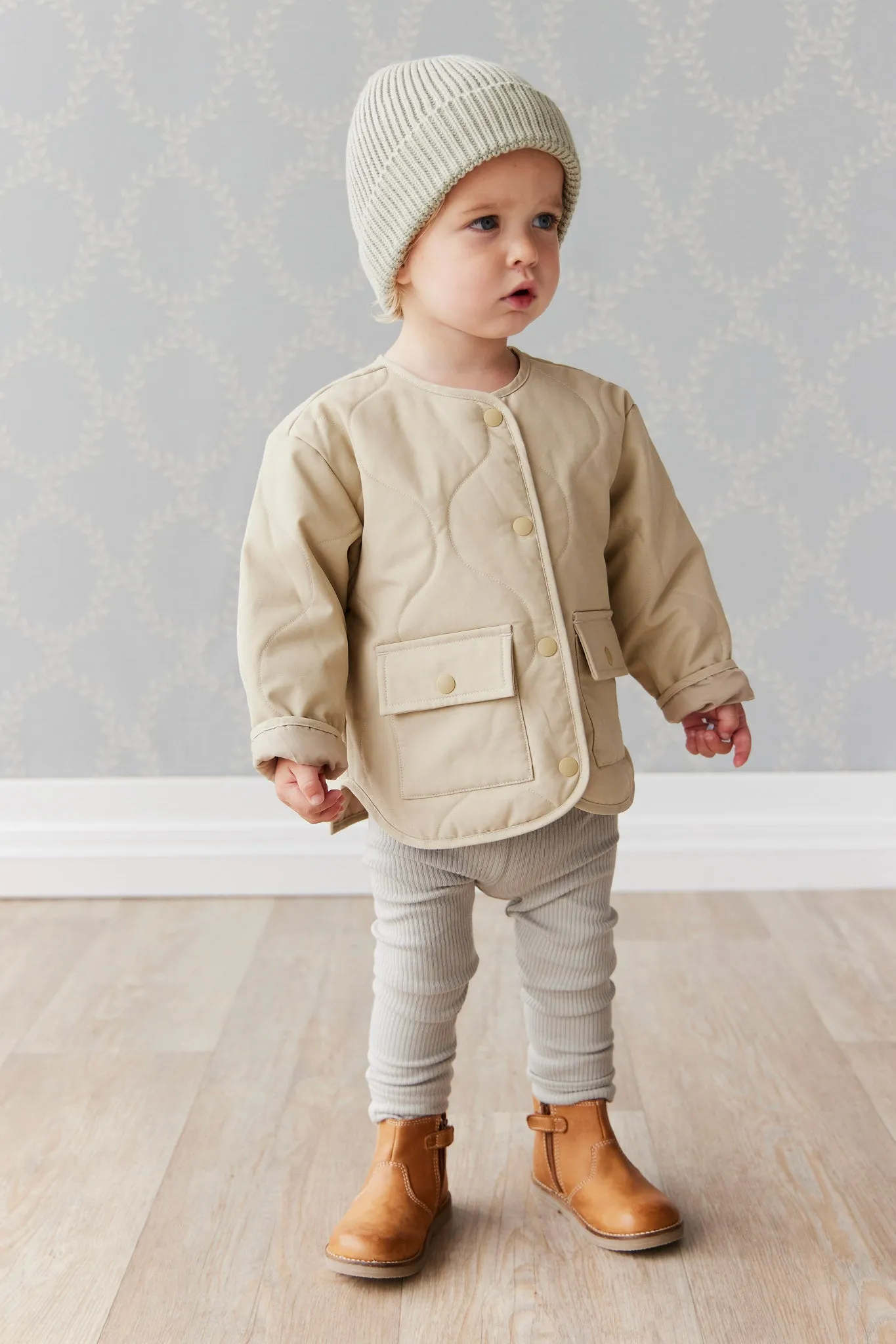 Arie Puffer Jacket - Cashew