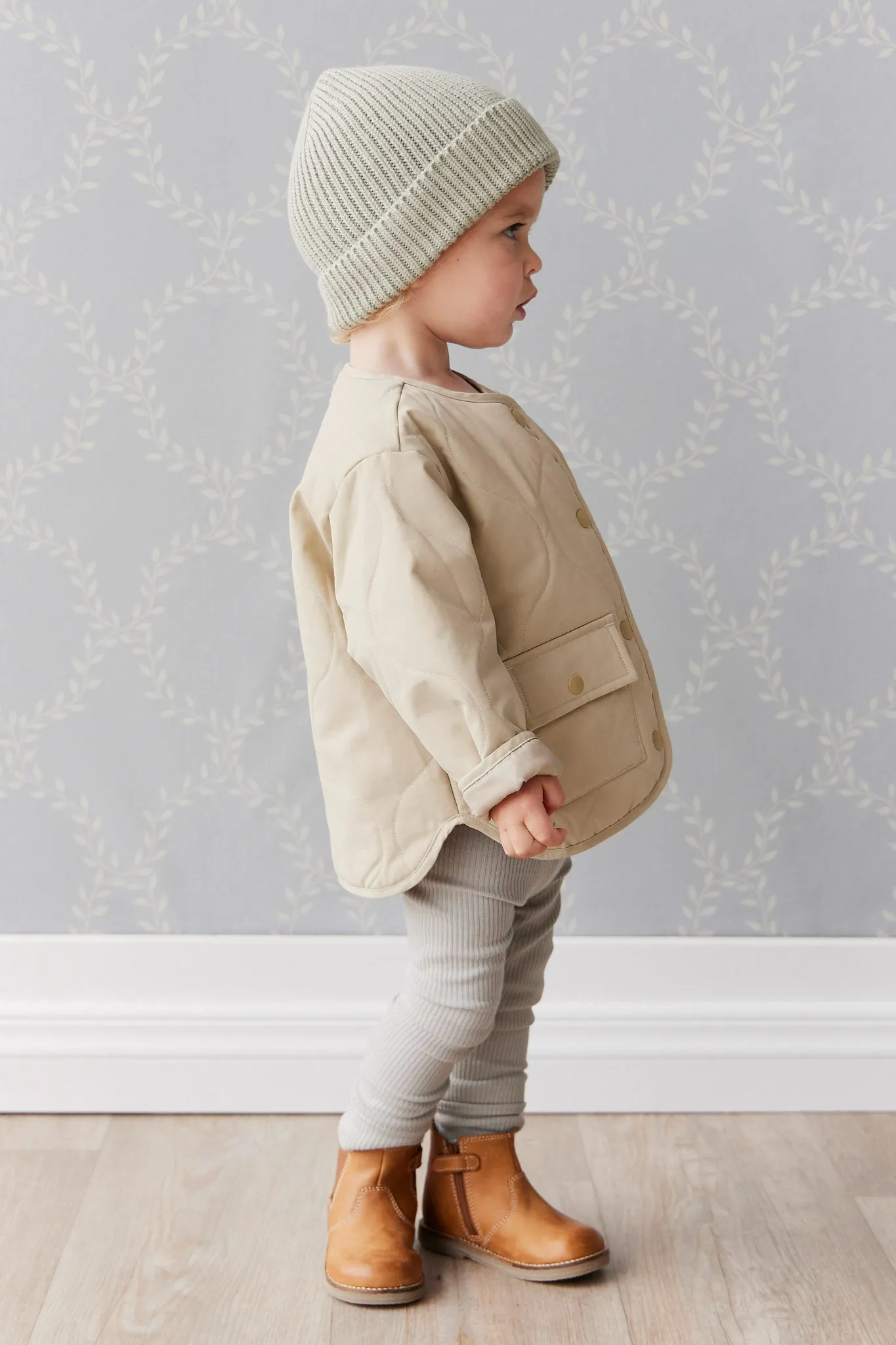 Arie Puffer Jacket - Cashew