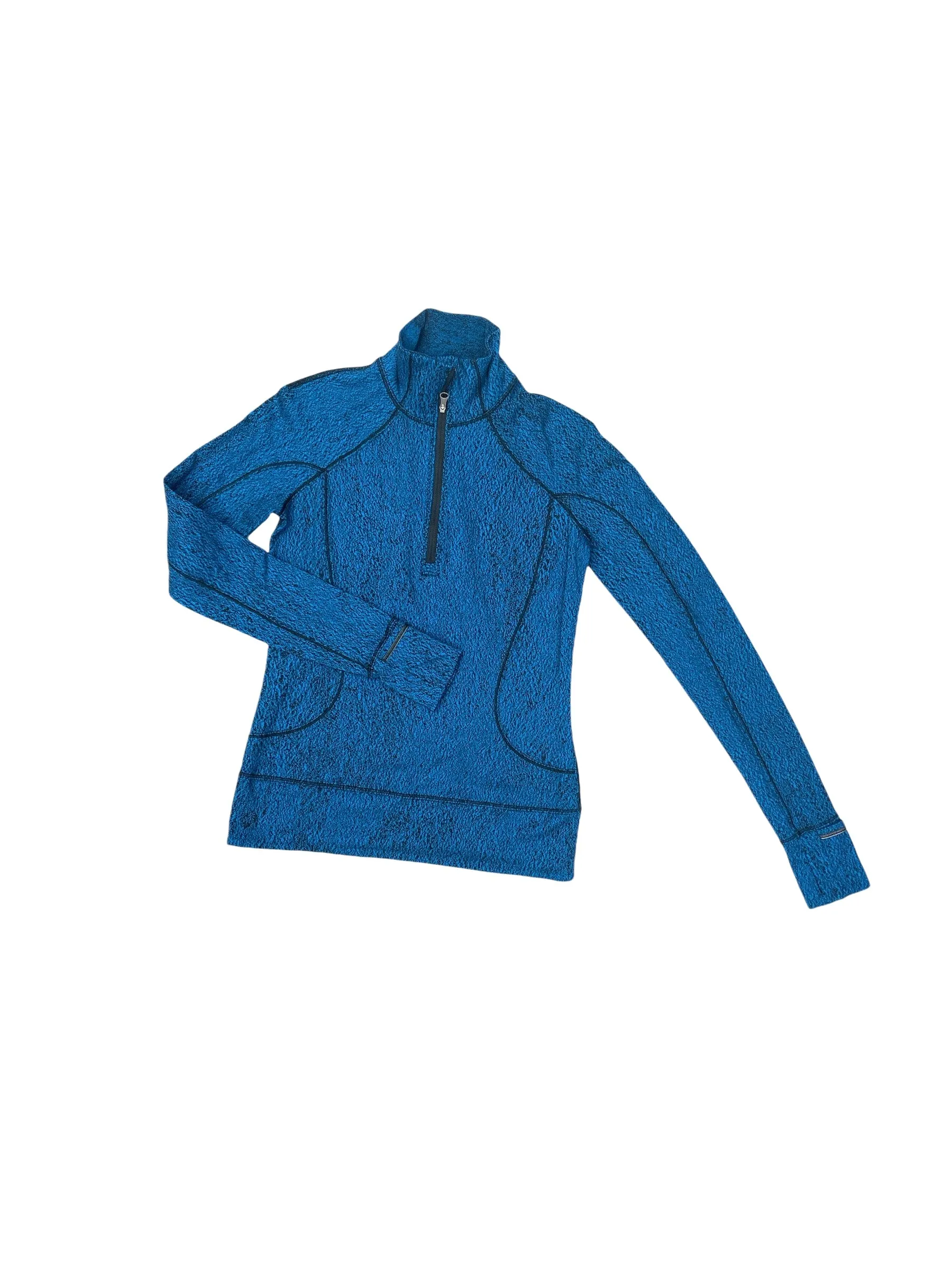 Athletic Jacket By Lululemon In Blue, Size: S