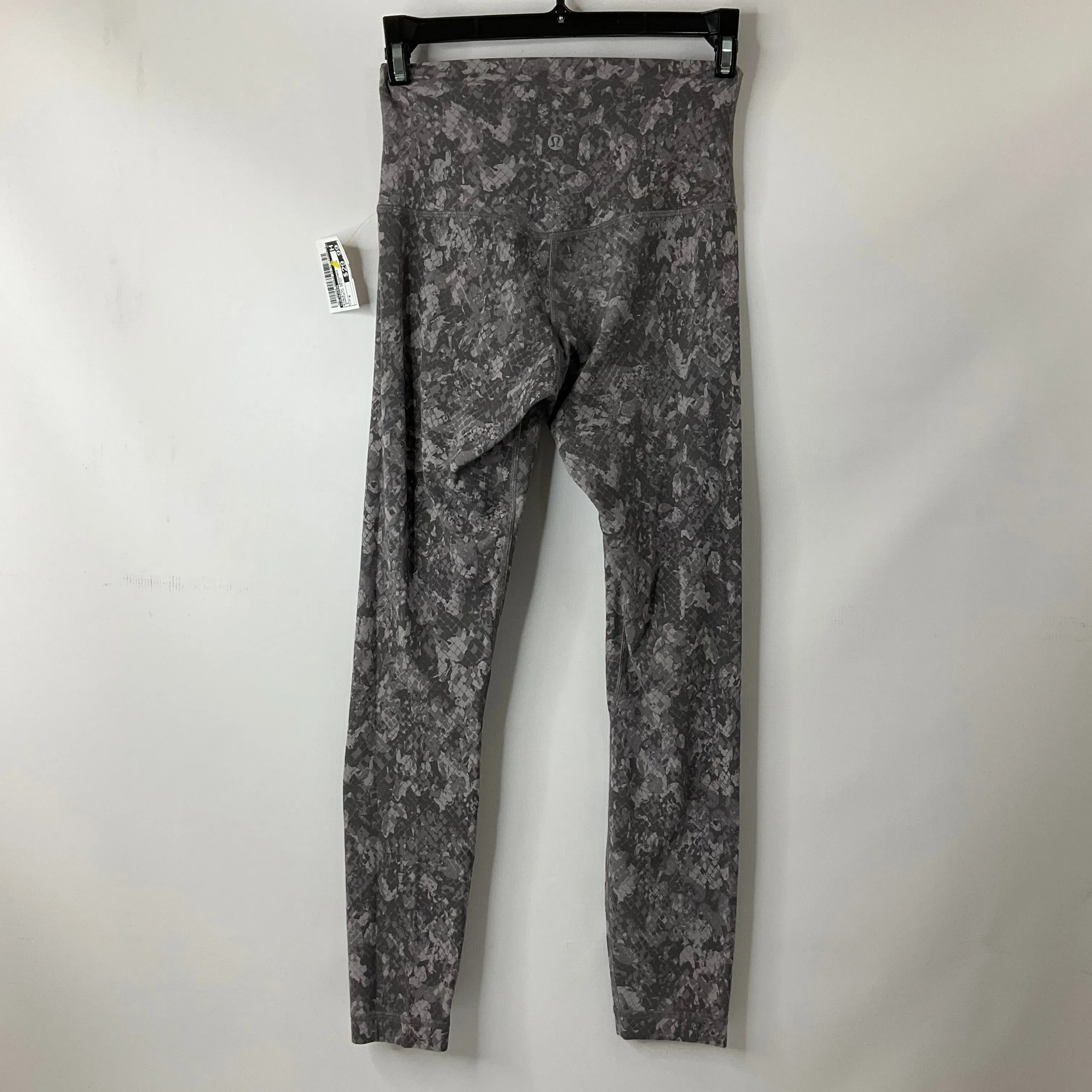 Athletic Leggings By Lululemon In Snakeskin Print, Size: 4