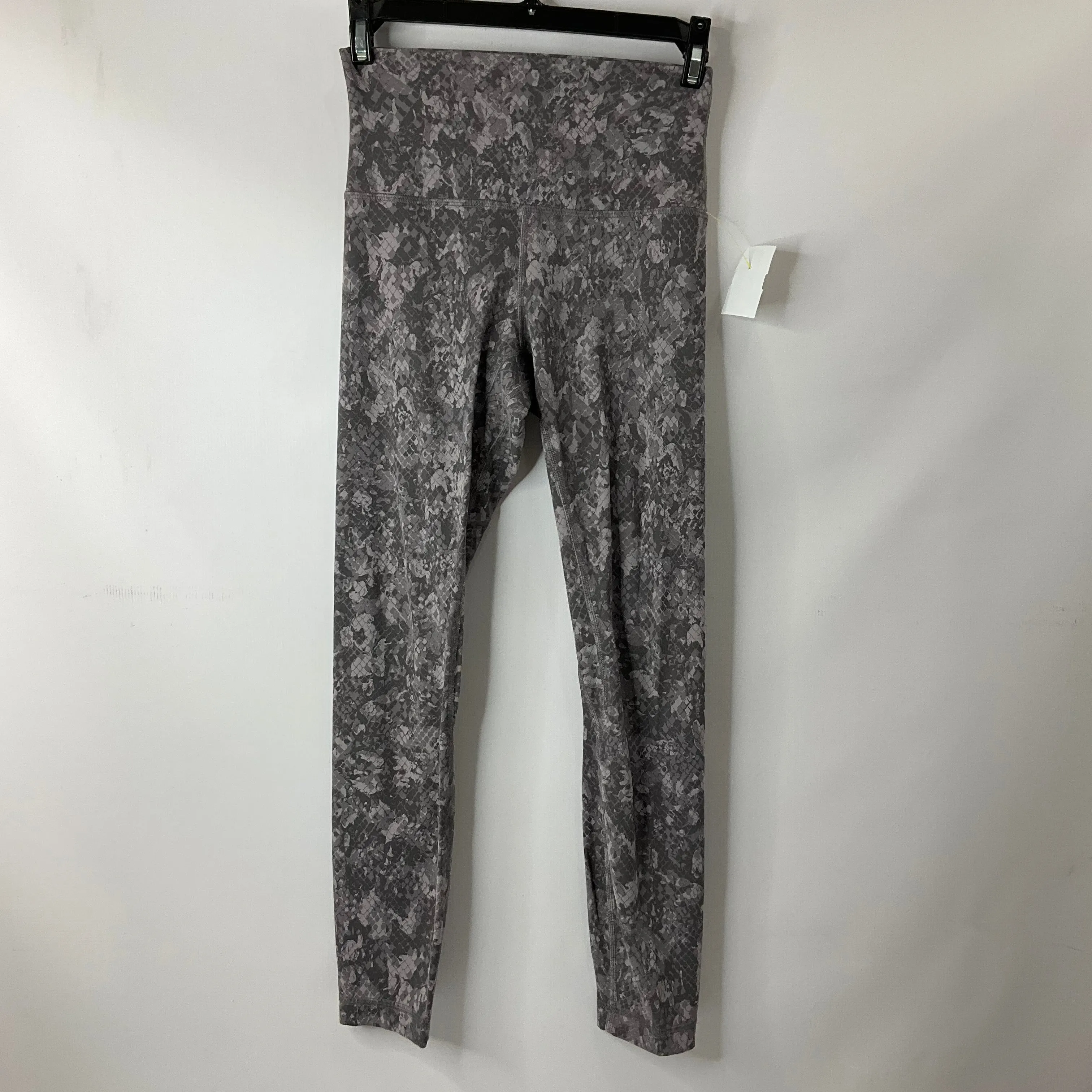 Athletic Leggings By Lululemon In Snakeskin Print, Size: 4