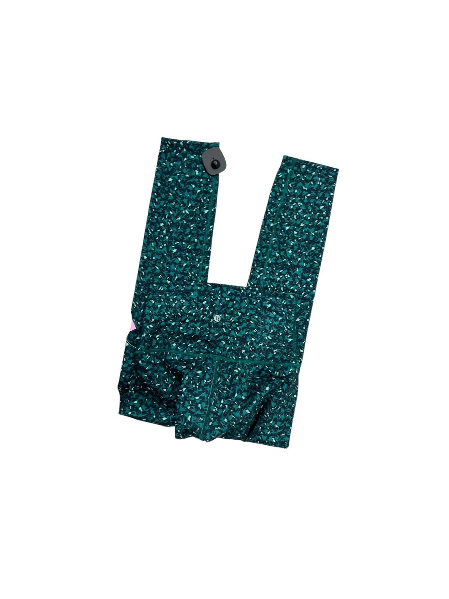 Athletic Leggings By Lululemon In Teal, Size: 4