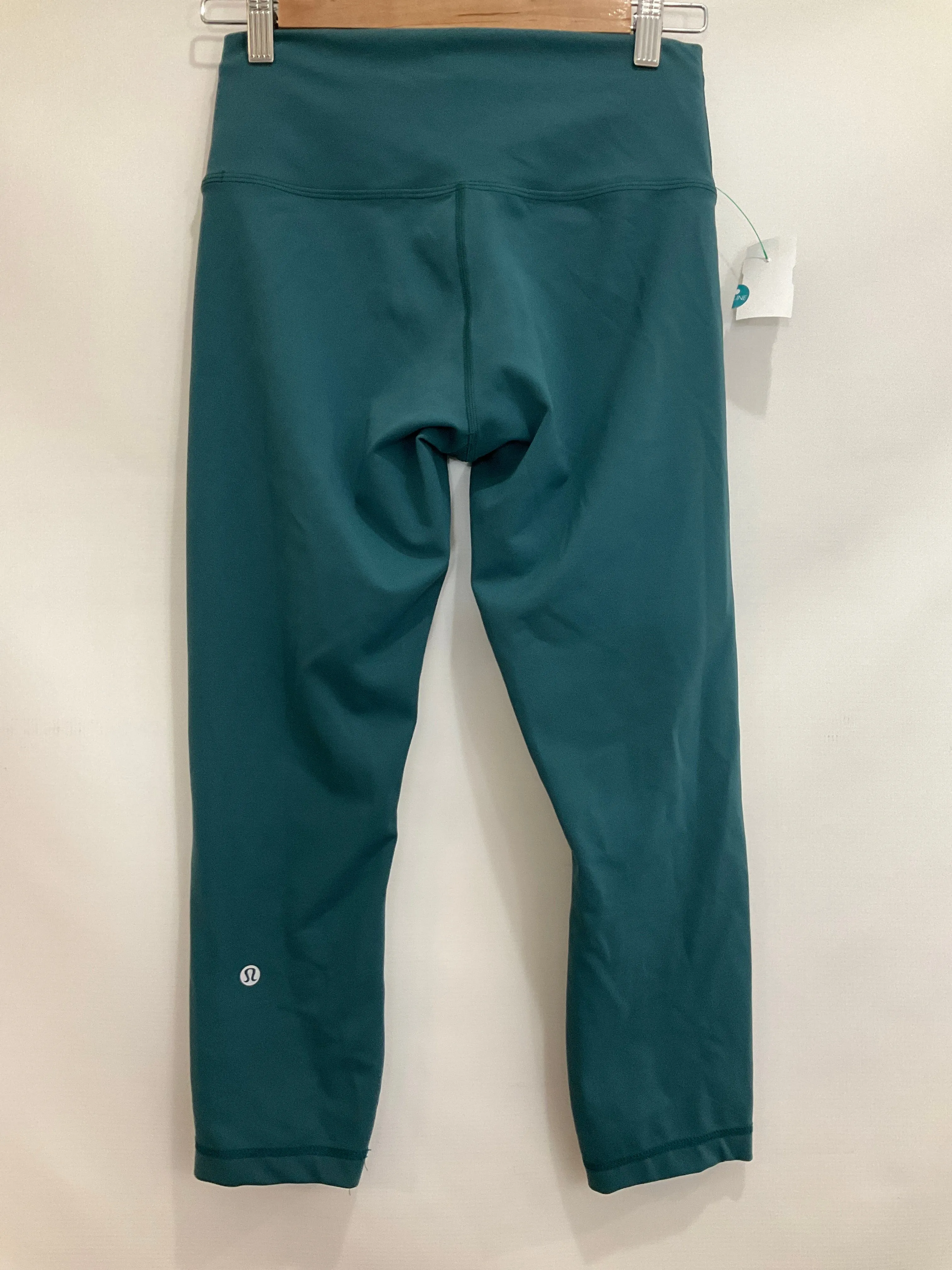 Athletic Leggings By Lululemon In Teal, Size: 8