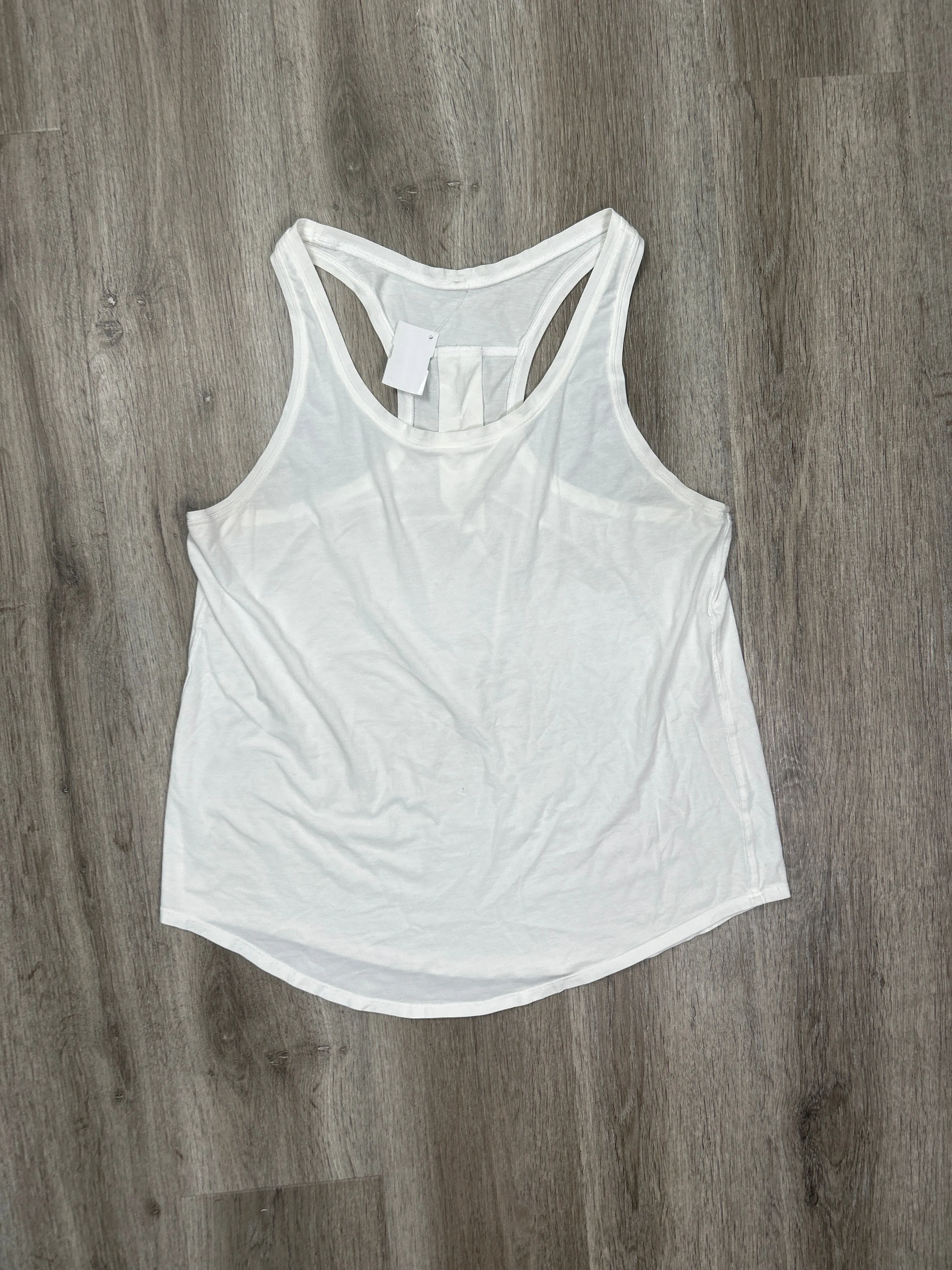 Athletic Tank Top By Lululemon In White, Size: M