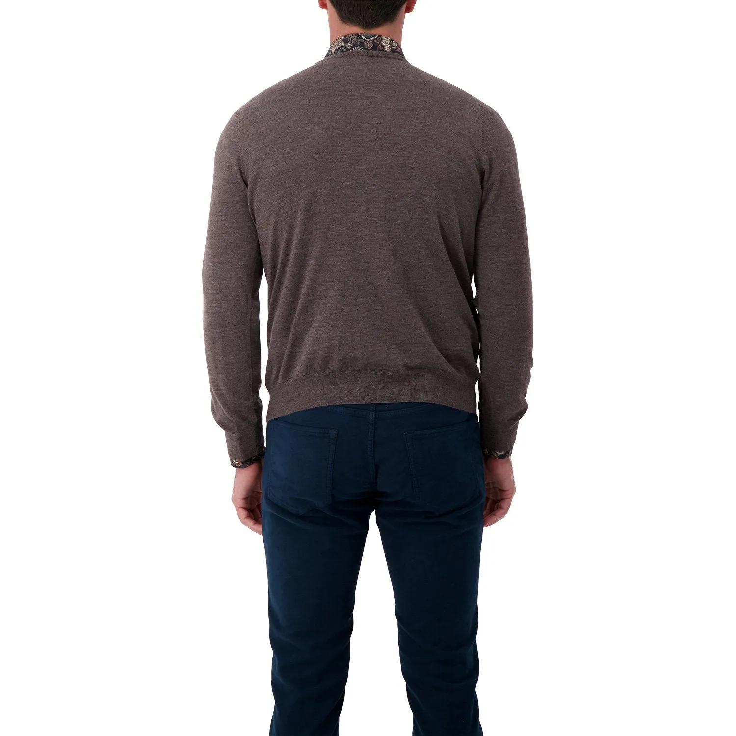 Barba Napoli Brown Cashmere Sweater