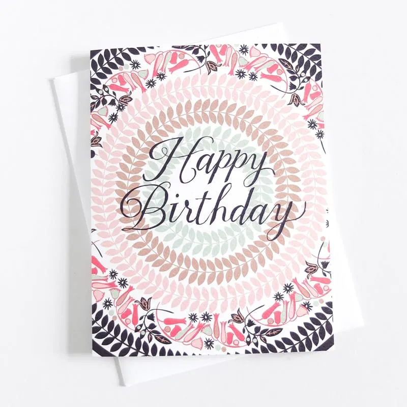 Beaux Birthday Greetings Card