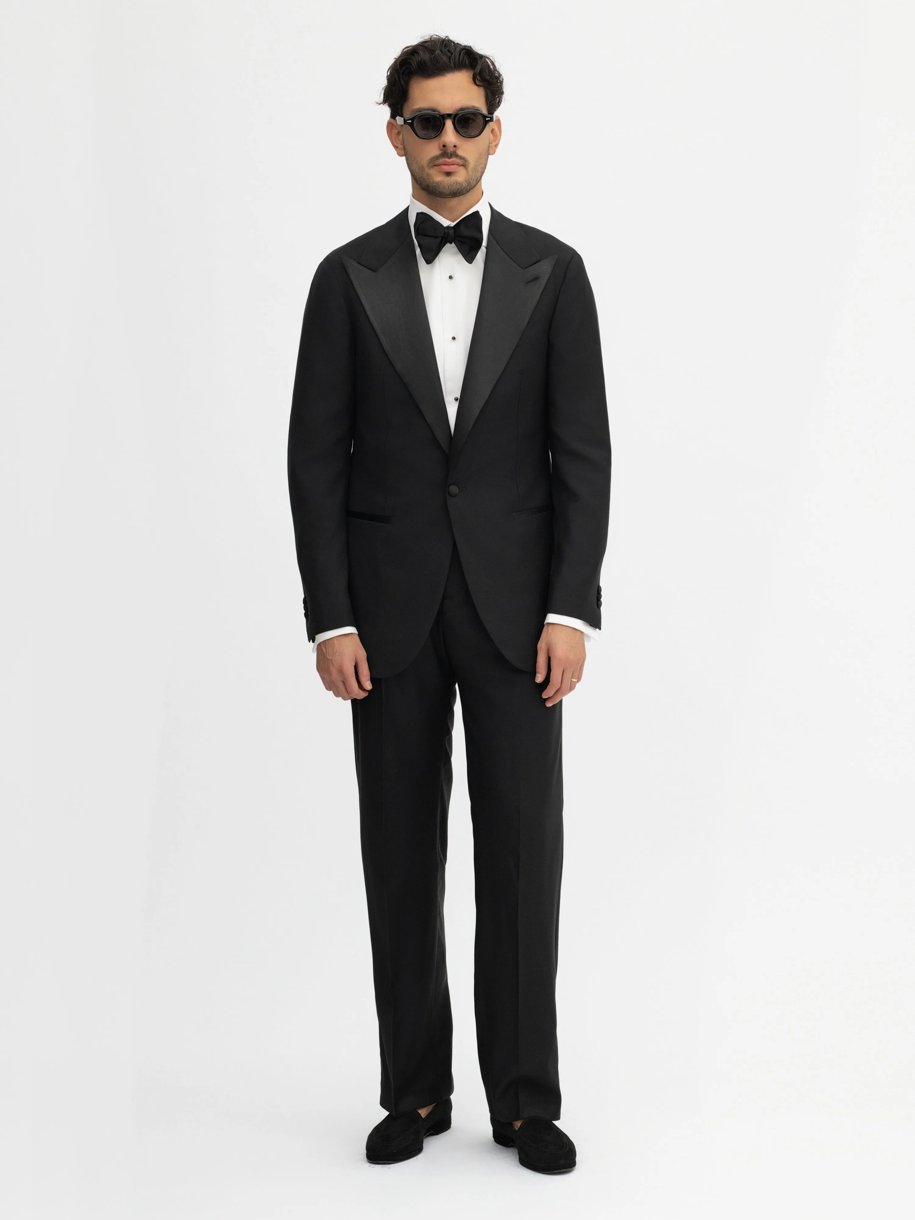 Black S130 Wool Tuxedo (SB)