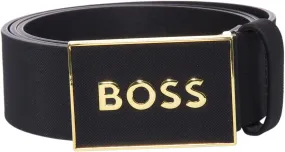 Boss Icon S1 In Black Gold Belt For Men