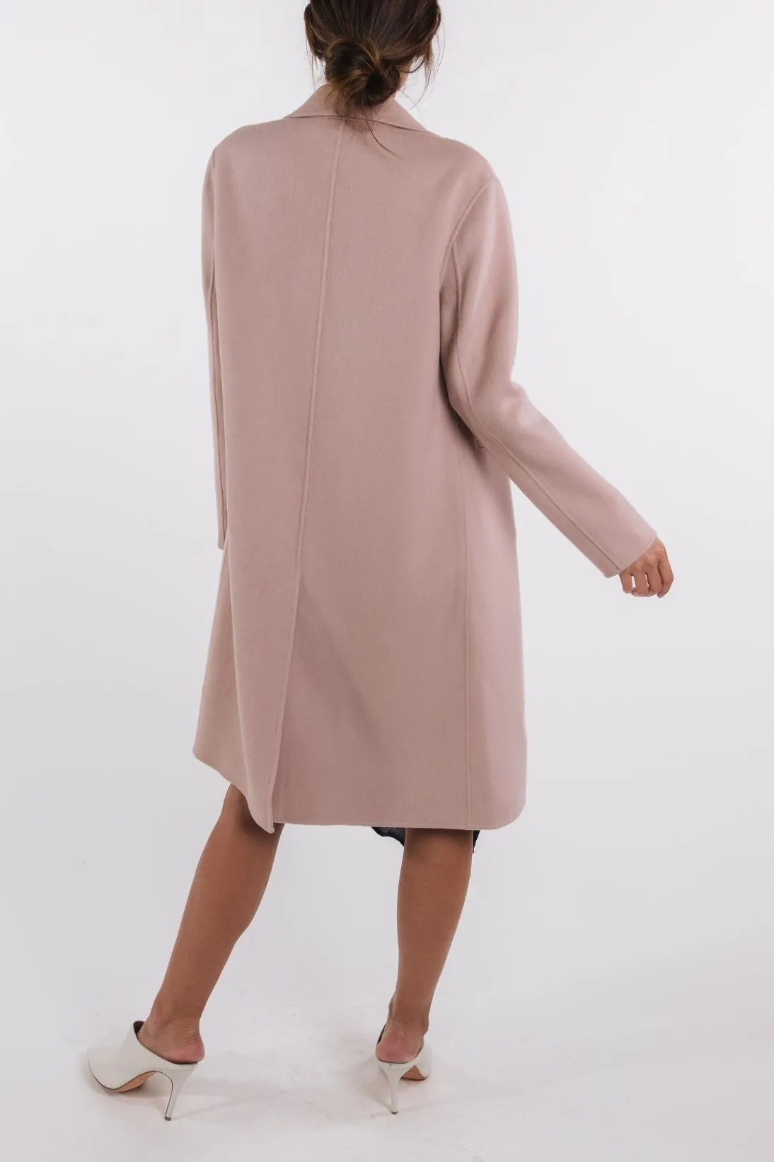 CASHMERE BUTTON FRONT COAT