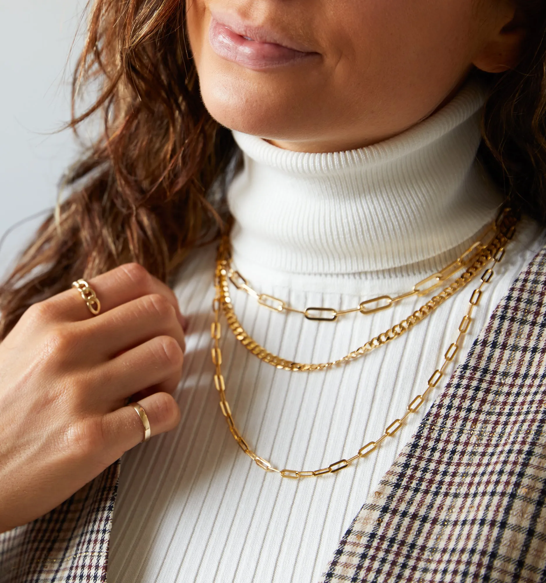 Chunky Paperclip Chain Necklace