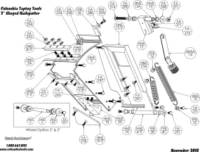 Columbia Hinged Nailspotter Repair Parts