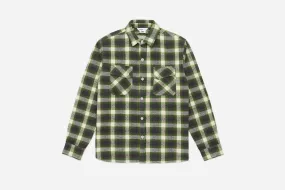 Crosscut Flannel ~ Emerald Shaggy Check