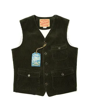 French Corduroy Workwear Waistcoat