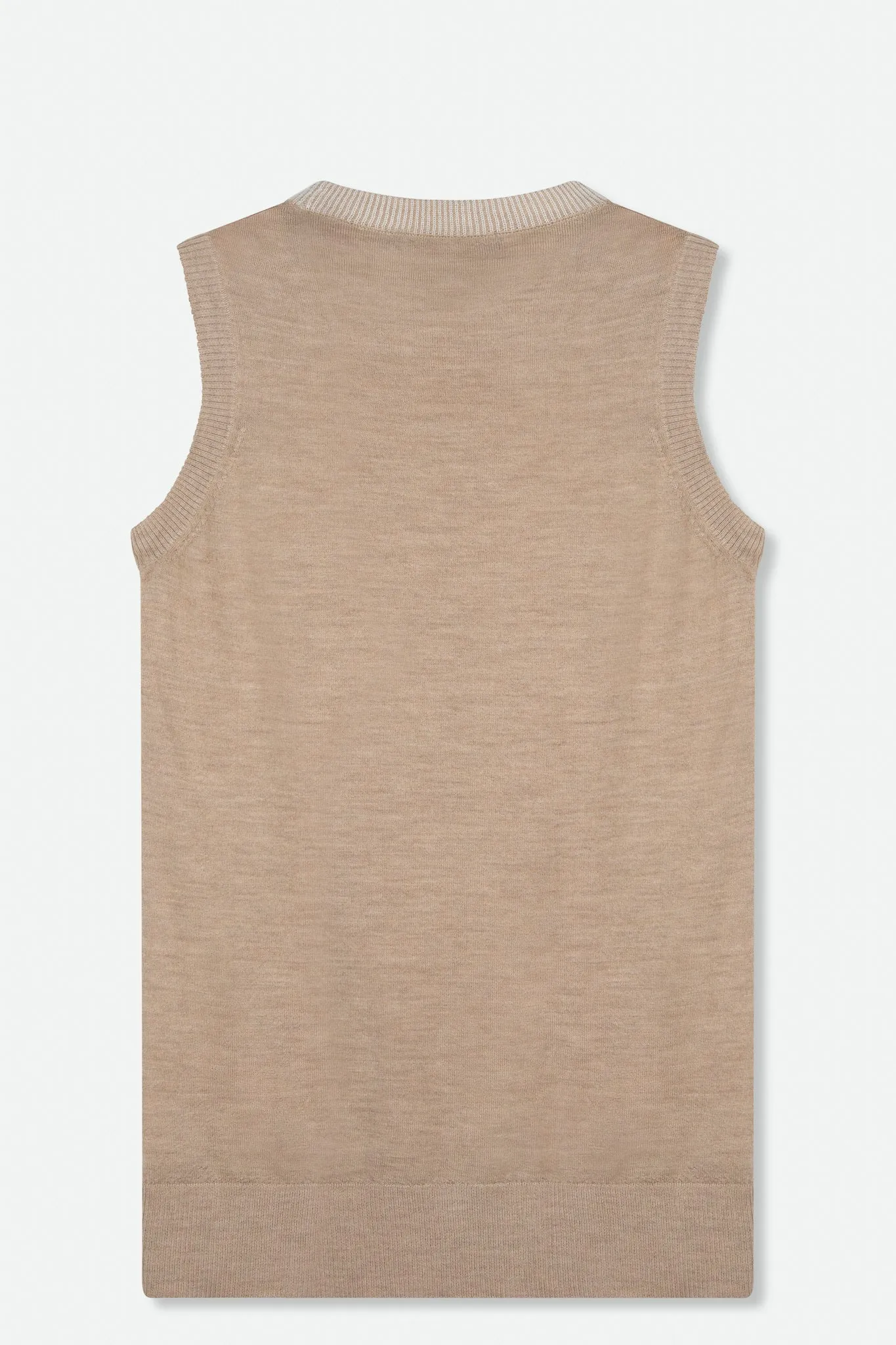 GABBY SLEEVELESS TANK IN FINE GAUGE CASHMERE