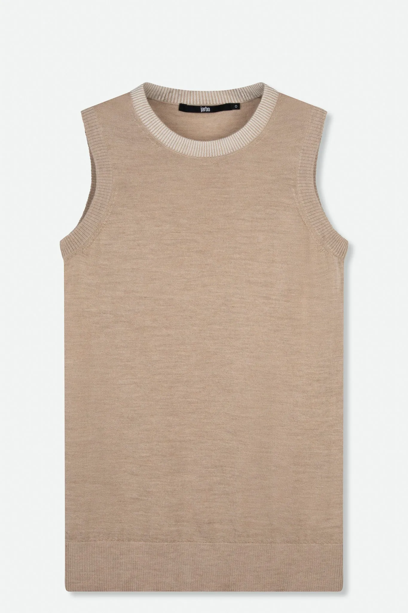 GABBY SLEEVELESS TANK IN FINE GAUGE CASHMERE