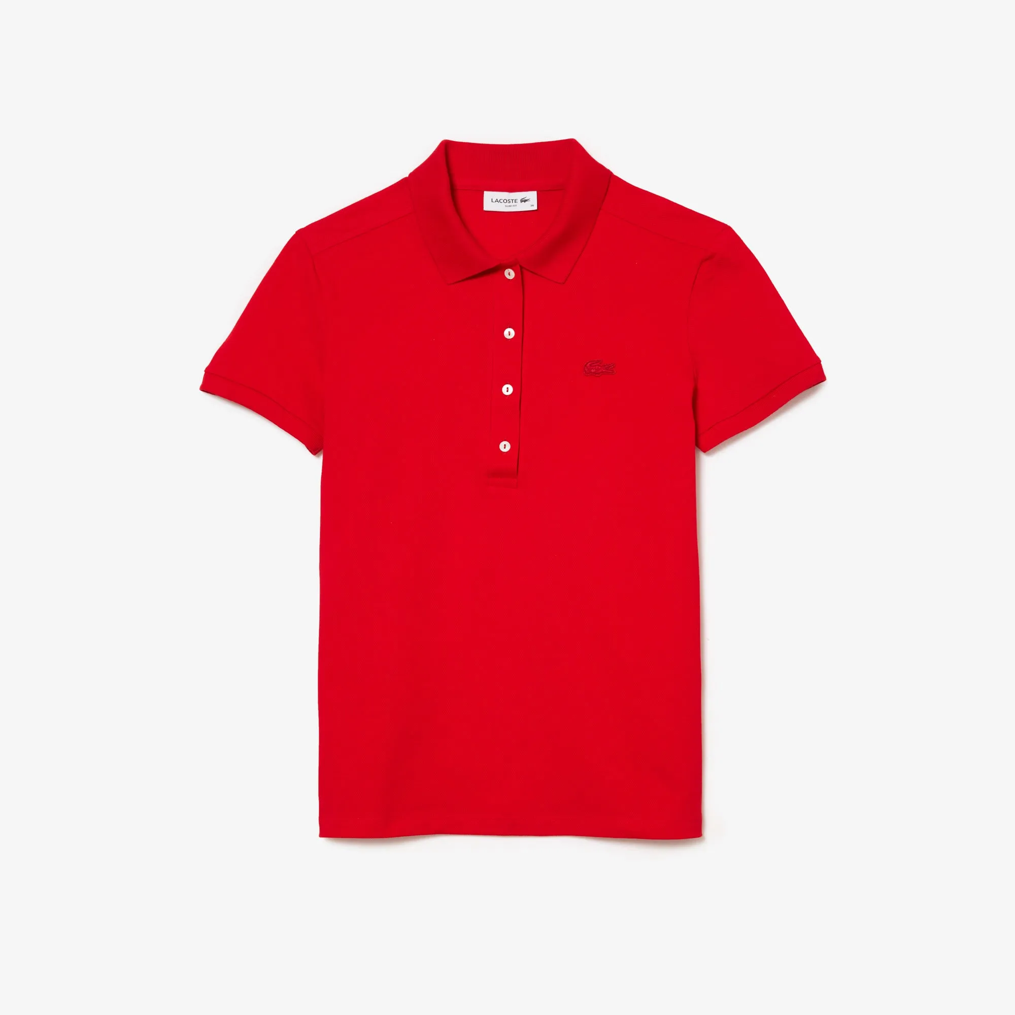 L.12.D Slim Fit Stretch Mini Piqué Polo Shirt