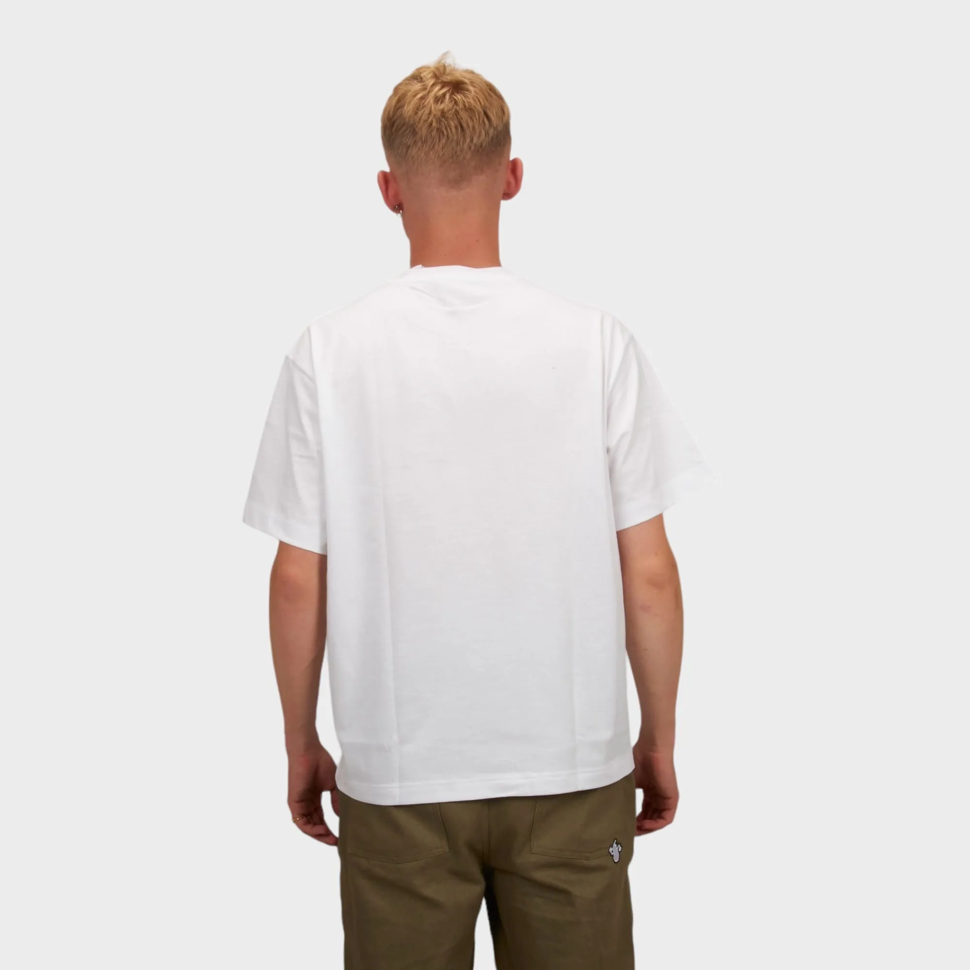 Lacoste Loose Fit Heavy Cotton Printed T-shirt I Hvid