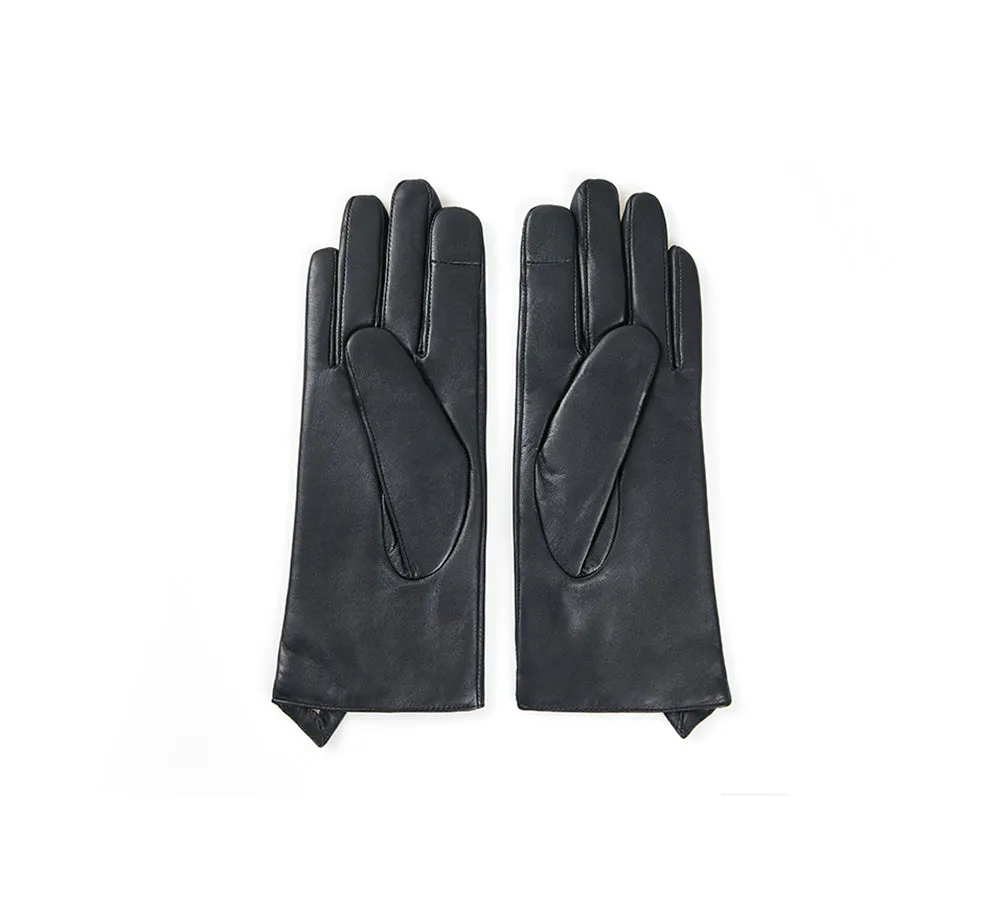 Ladies Sheepskin Wool Leather Gloves Belinda