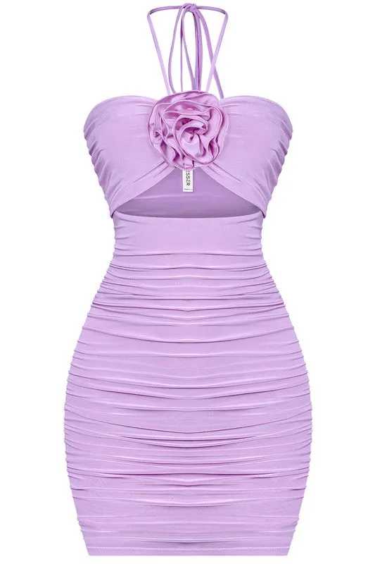 Melina halter dress (Lavender)