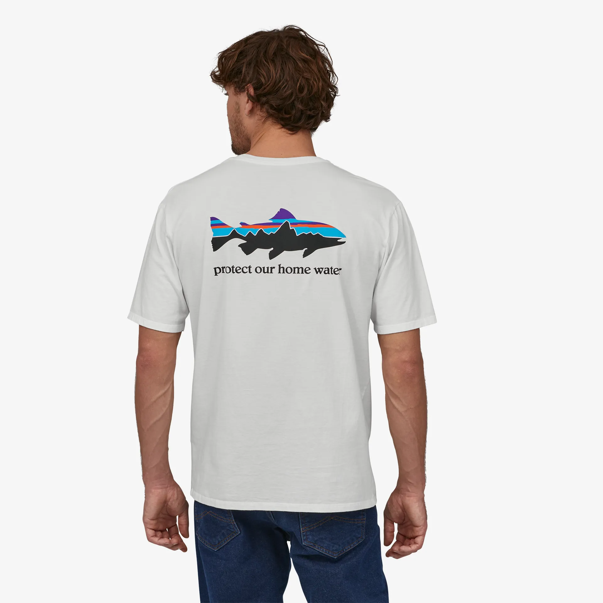 Men's Home Water Trout Organic T-Shirt