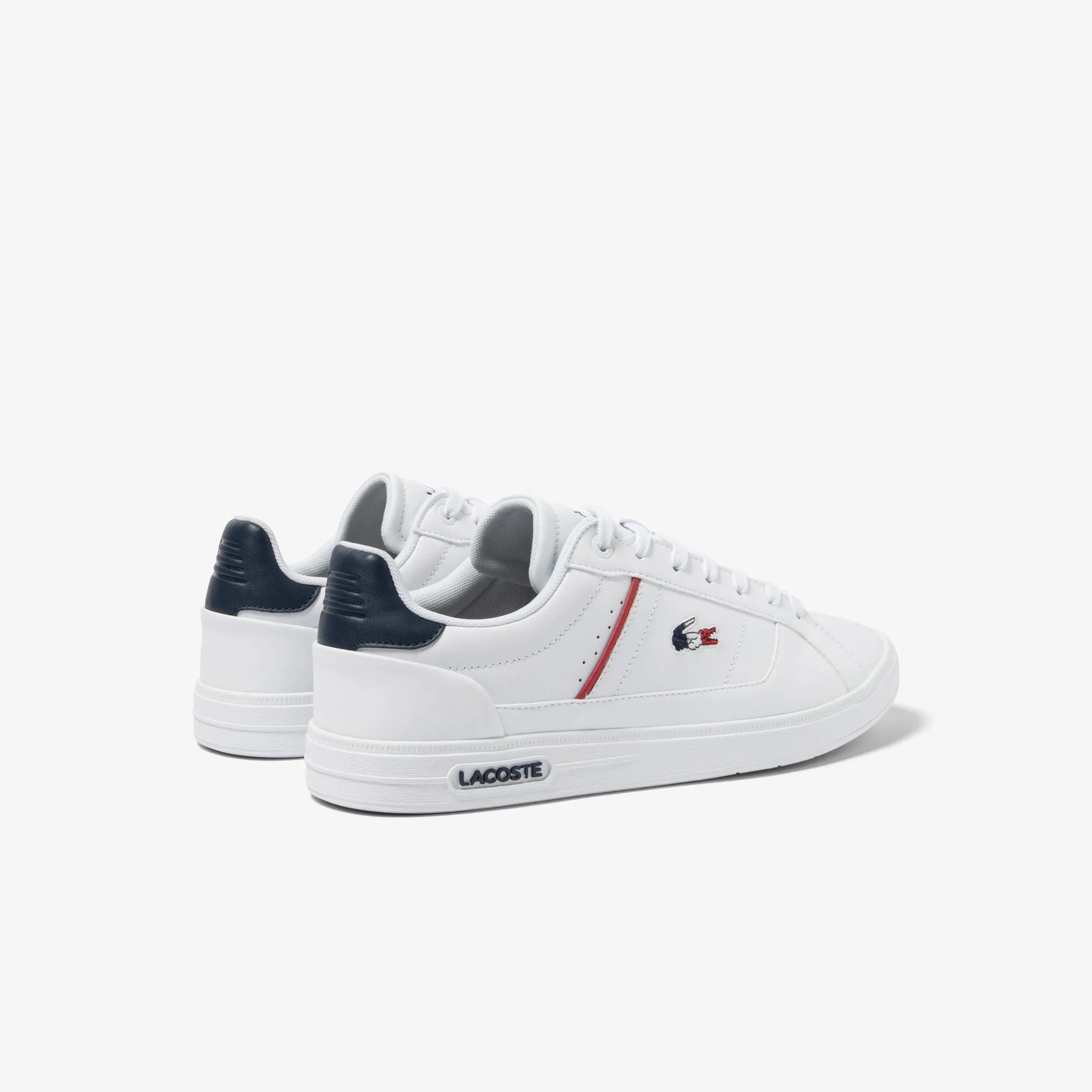 Men's Lacoste Europa Pro Leather Heel Pop Trainers