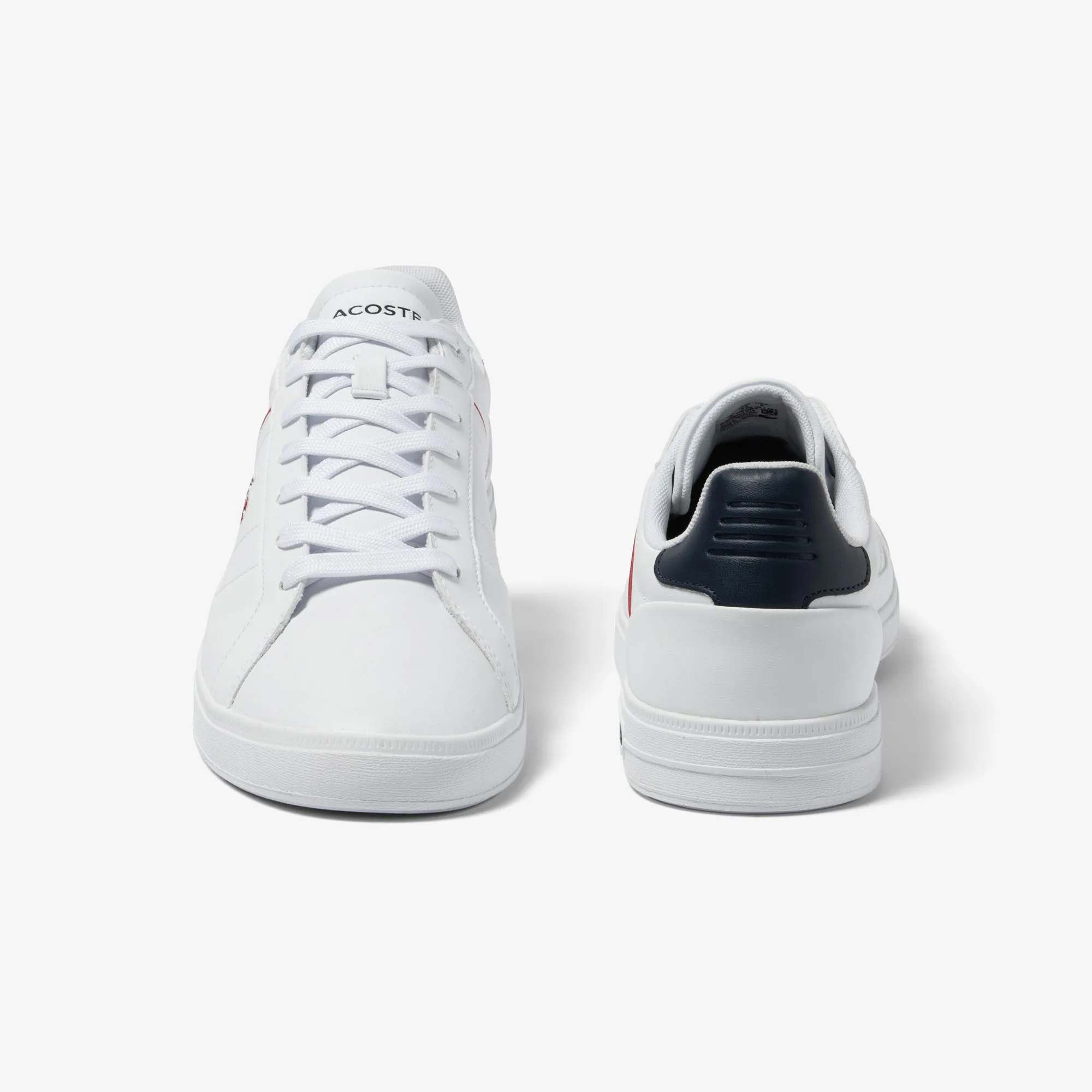 Men's Lacoste Europa Pro Leather Heel Pop Trainers