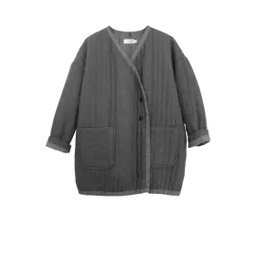 Sterling Quilted Short Jacket Carbon