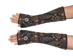 Tibet Women's Fingerless Alpaca Gloves