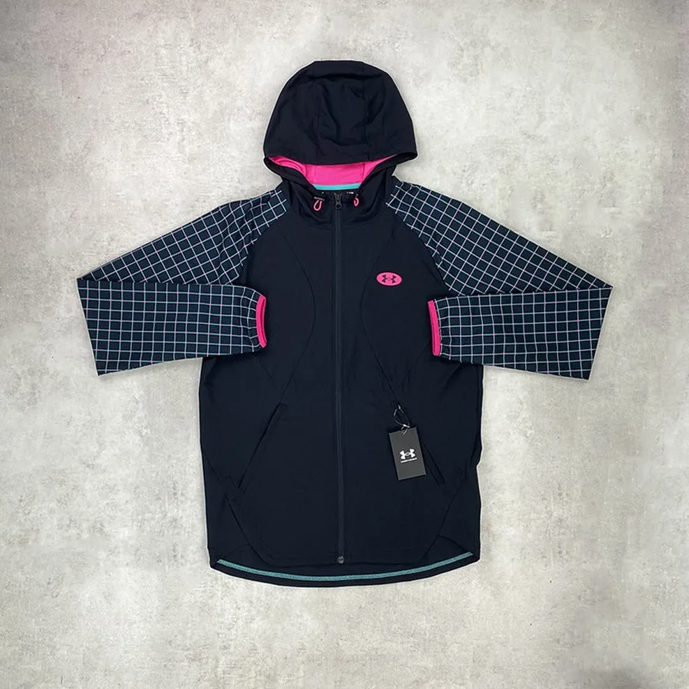 Under Armour Woven Geo Jacket Black/Pink