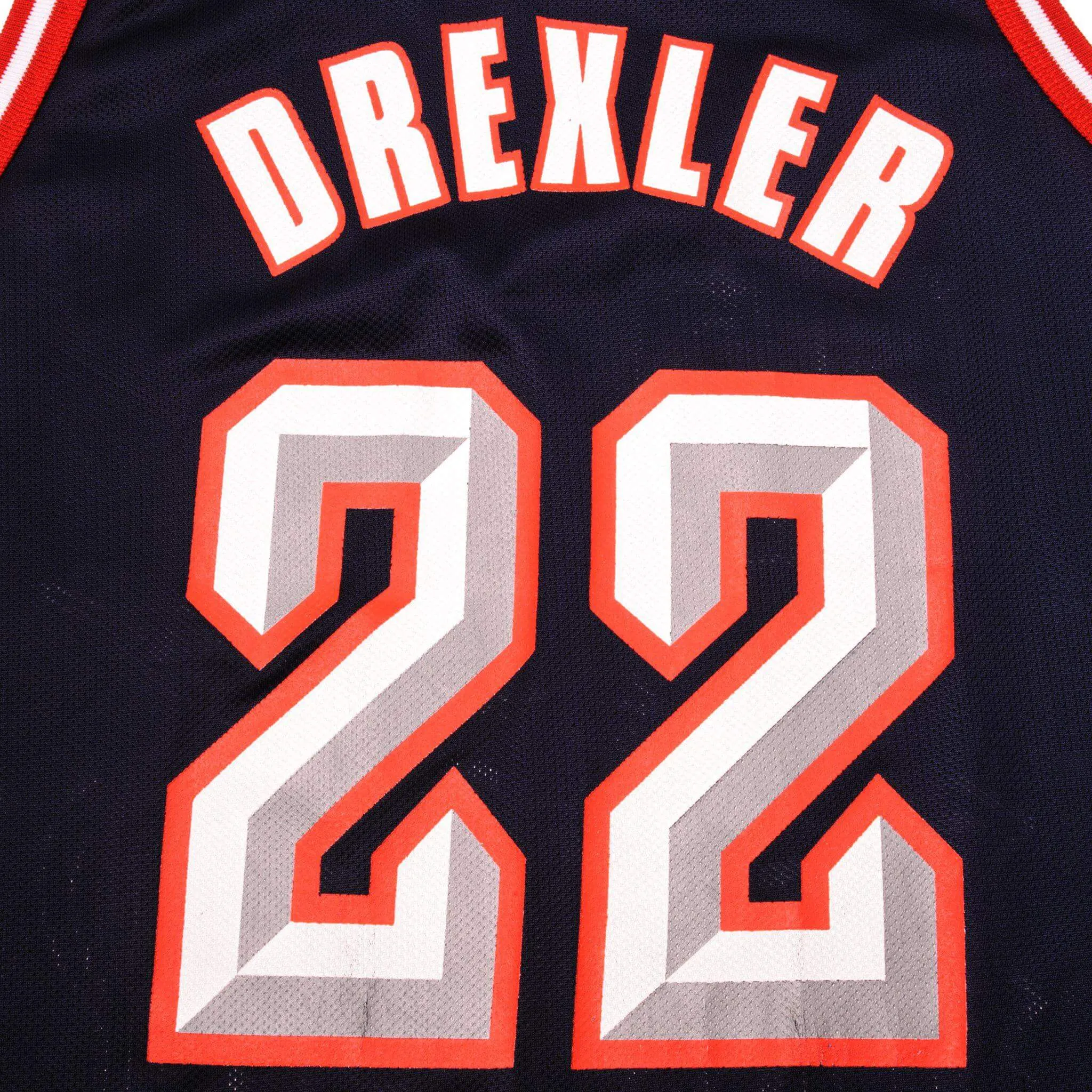 VINTAGE CHAMPION NBA HOUSTON ROCKETS DREXLER #22 JERSEY 1994-1998 SIZE 44