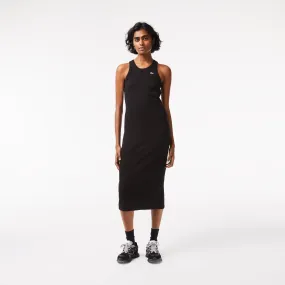 Women’s Lacoste Sleeveless Organic Cotton Dress